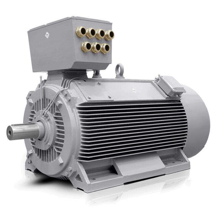 Pienjännitteinen sähkömoottori 630 kW 400V/690V 750 rpm IE3 H17RL Suomi varastossa